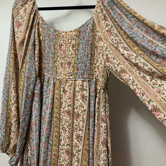 Heyson Floral Smocked Mini Dress Women's 2X NWT - Picture 4 of 7